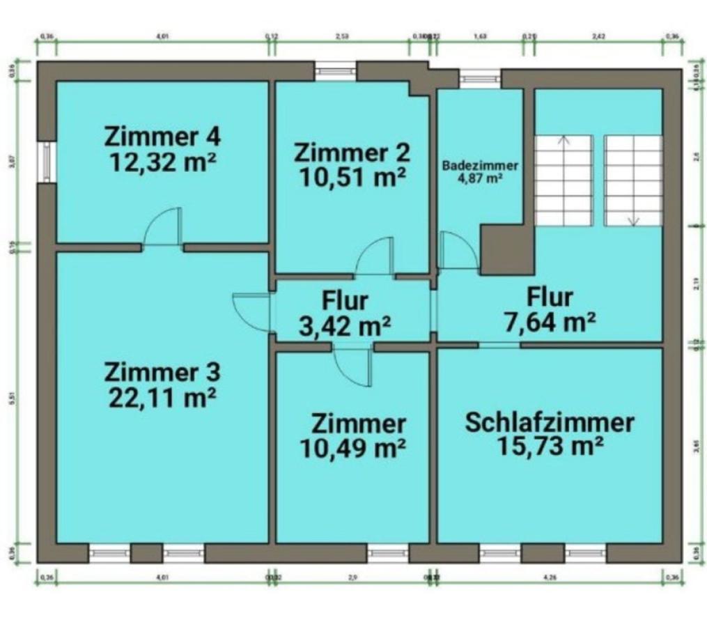 Grundriss Skizze 1.OG