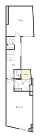 Grundriss Skizze 2. OG