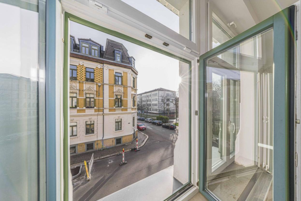 Blick aus dem Fenster