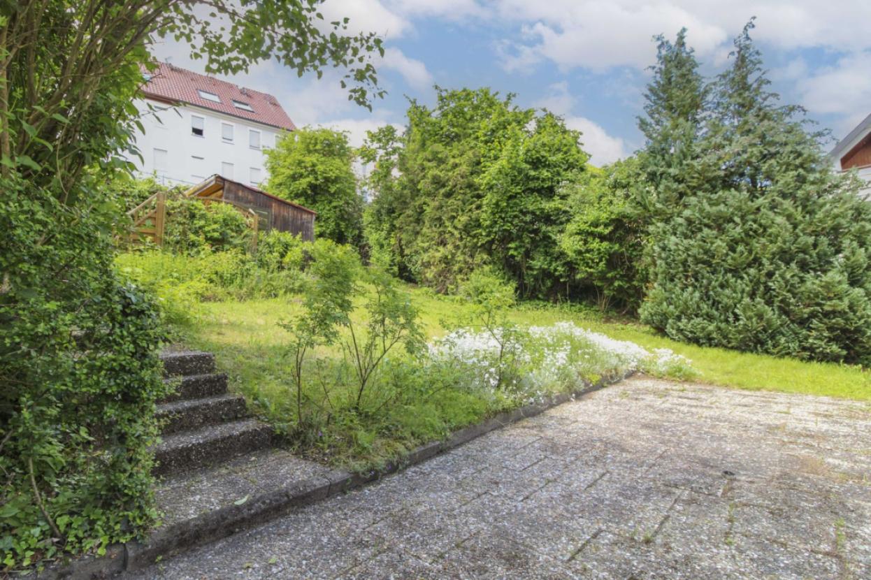 Blick von Terrasse nach oben