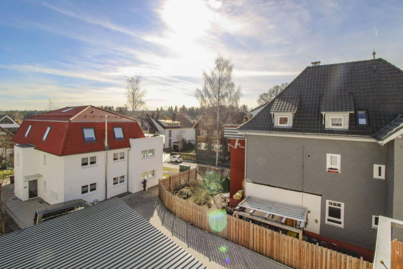 Blick von Balkon