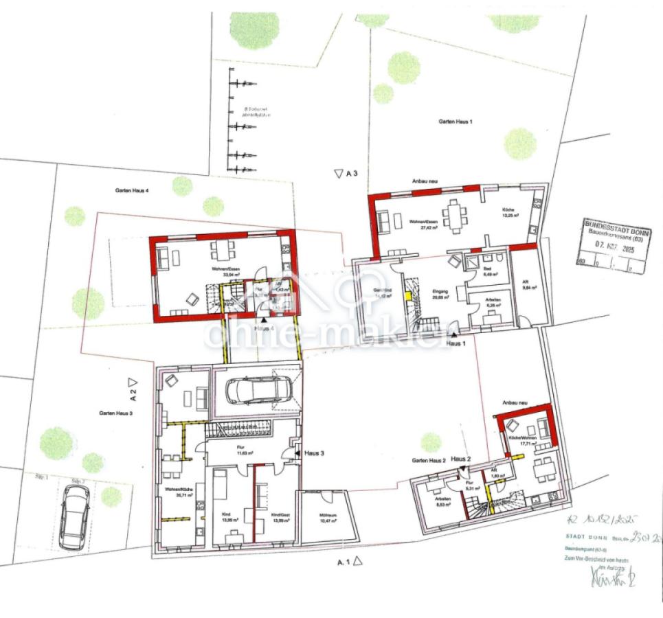 Genehmigte Planung EG