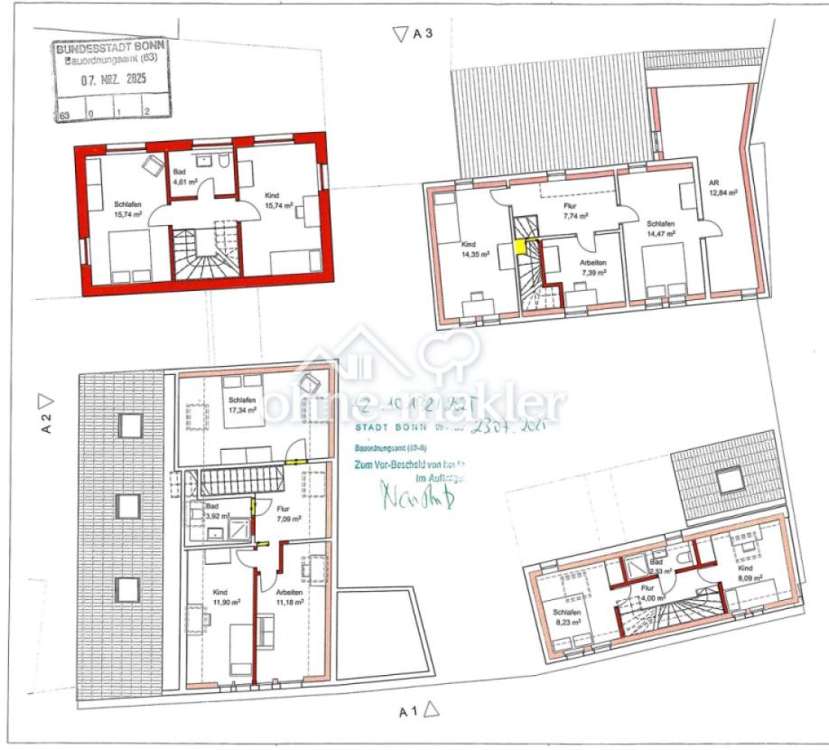 Genehmigte Planung OG