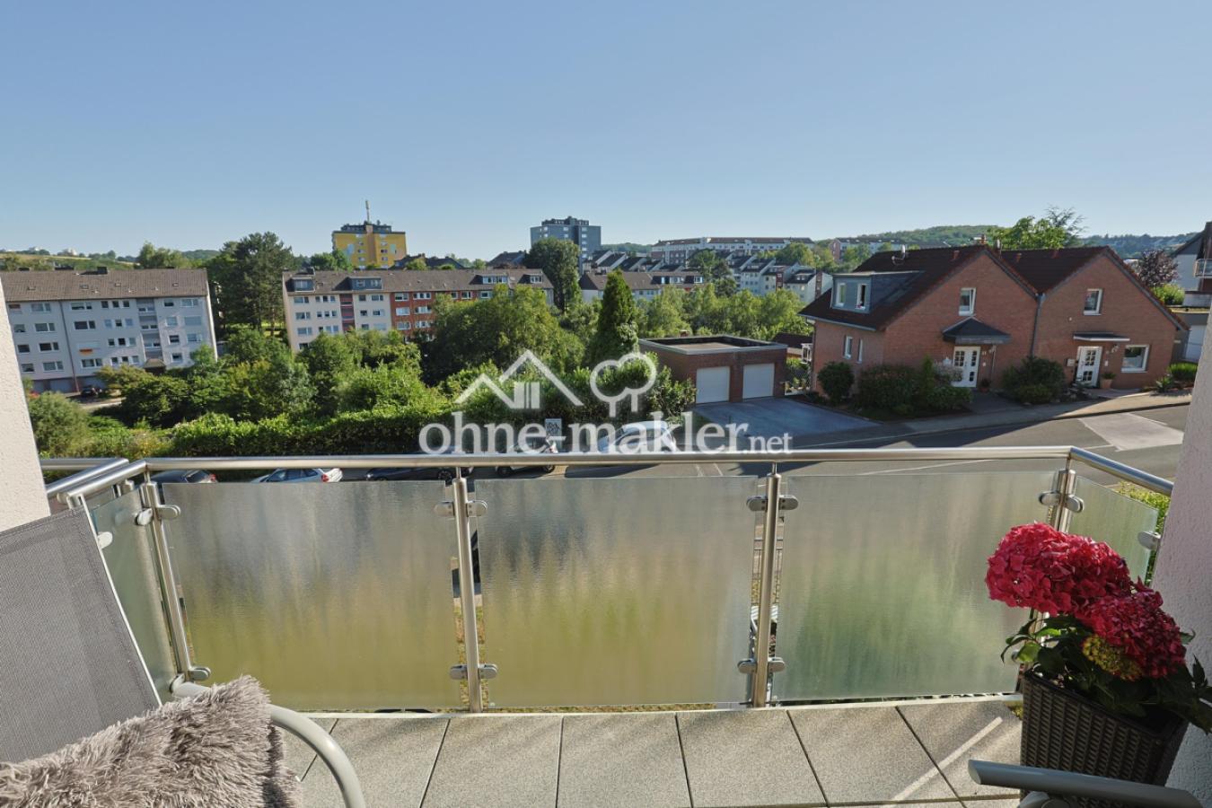 Aussicht von Balkon