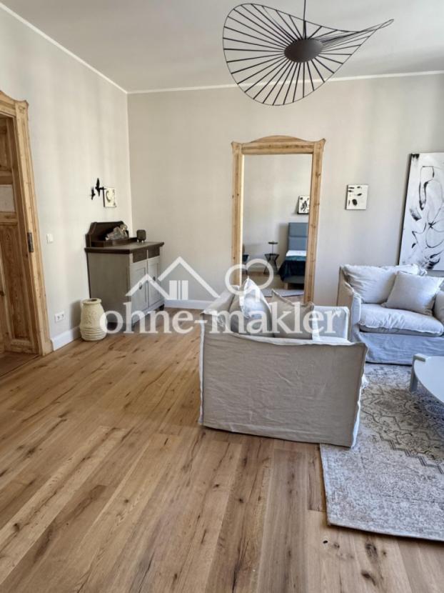 Blick vom Wohnzimmer