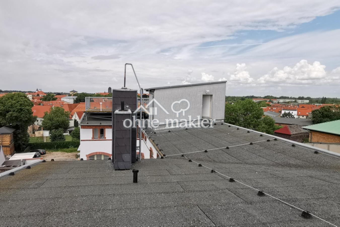 Dach mit Blick auf Dachterrass