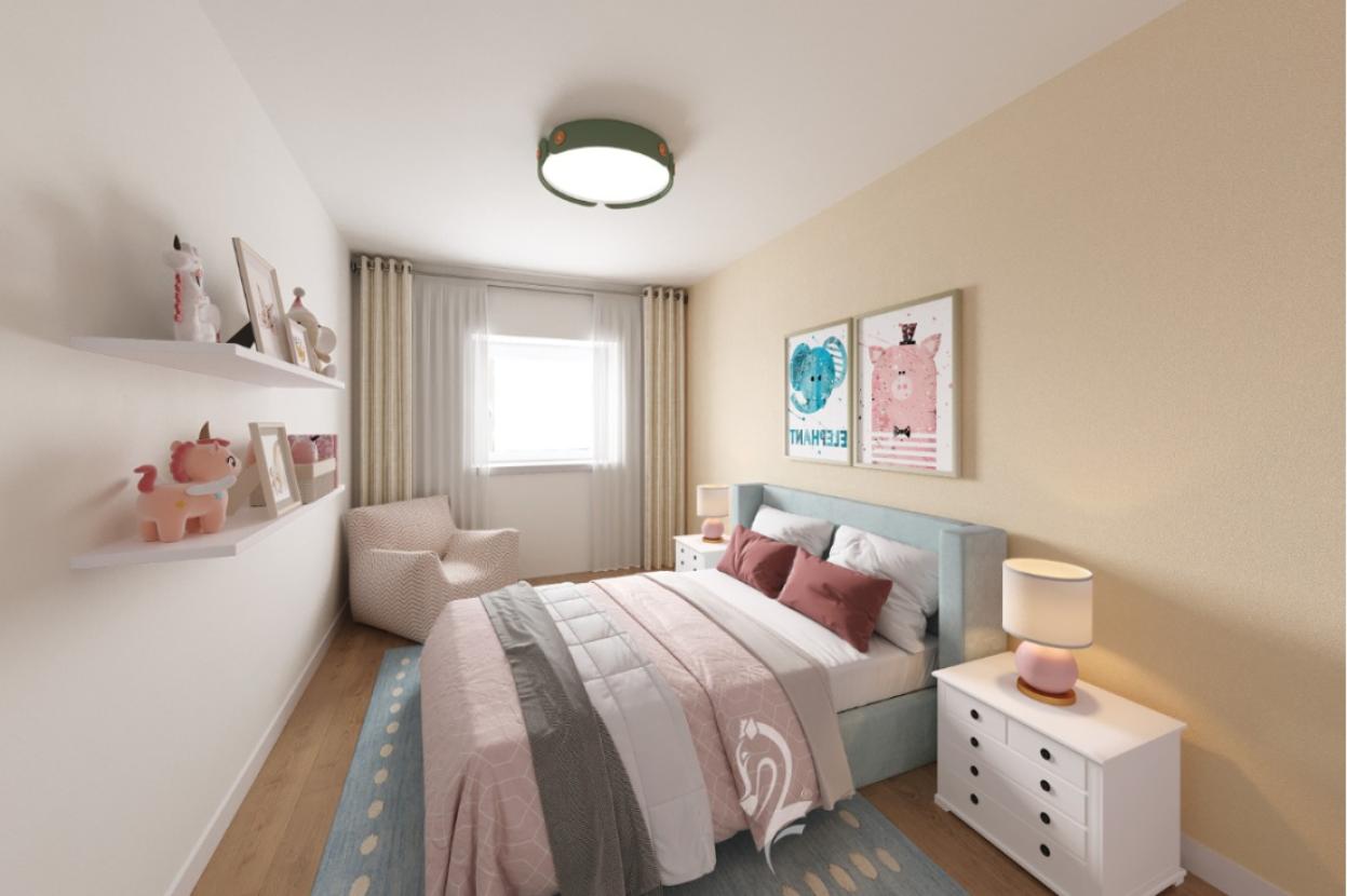 Visualisierung Kinderzimmer nach Renovierung
