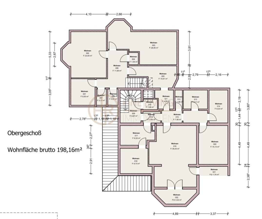 Grundriss Obergeschoss