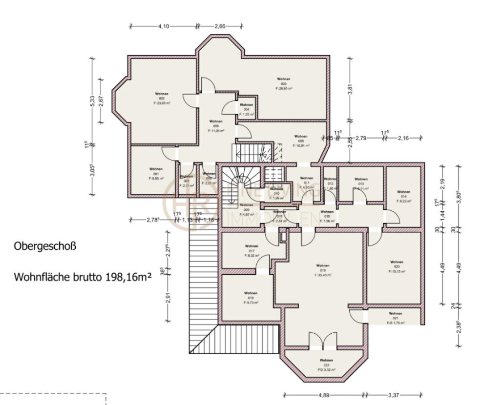 Grundriss Obergeschoss