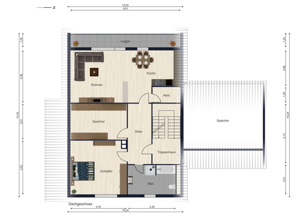Grundrisse Obergeschoss