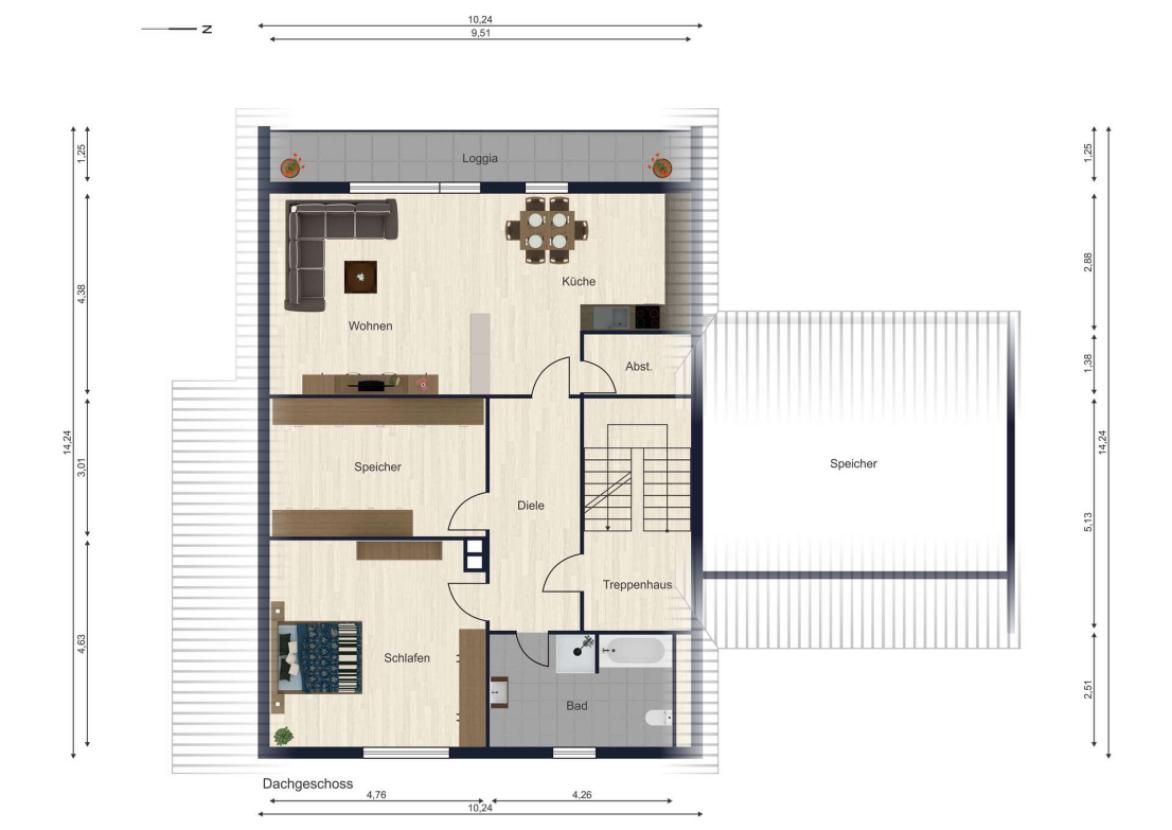 Grundrisse Obergeschoss