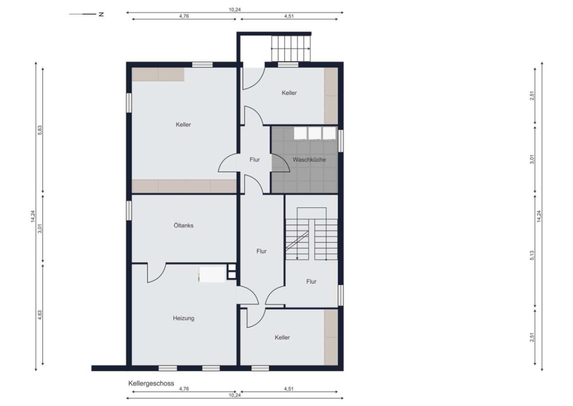 Grundrisse Kellergeschoss