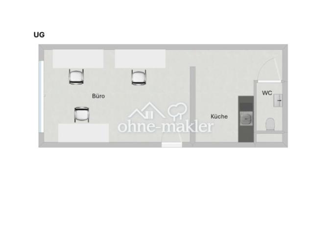 Grundriss UG Möbel