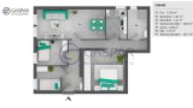 Grundriss Wohnung 1