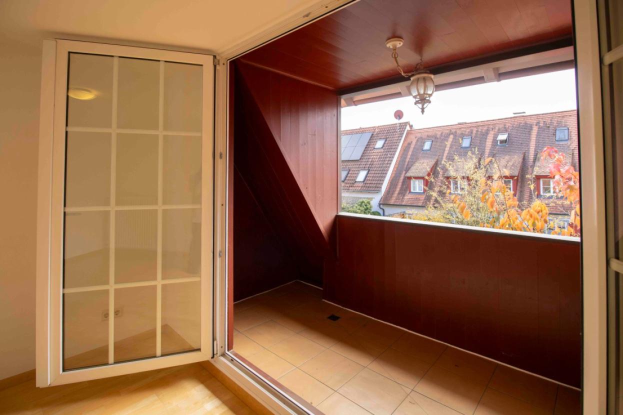 Schlafzimmer 1. OG Loggia