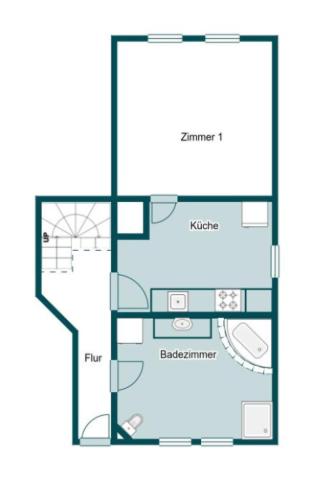 Grundriss Skizze 1.OG