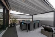 große Dachterrasse m. Pergola u. Markisen