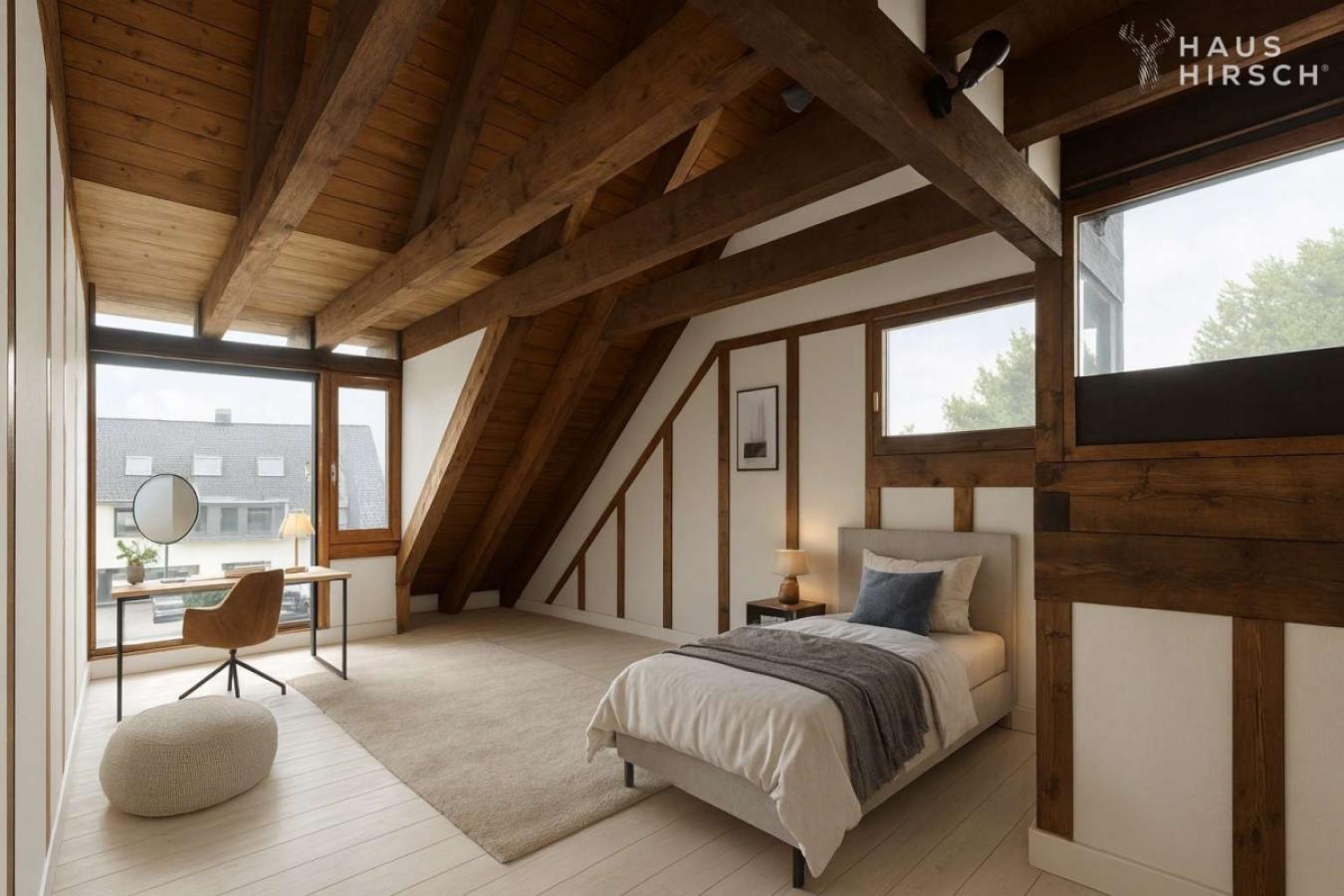 2. Halbobergeschoss Gästezimmer - Beispiel KI