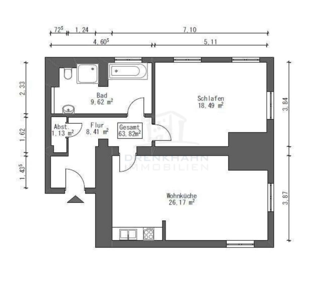 Grundriss WE10 Typ D