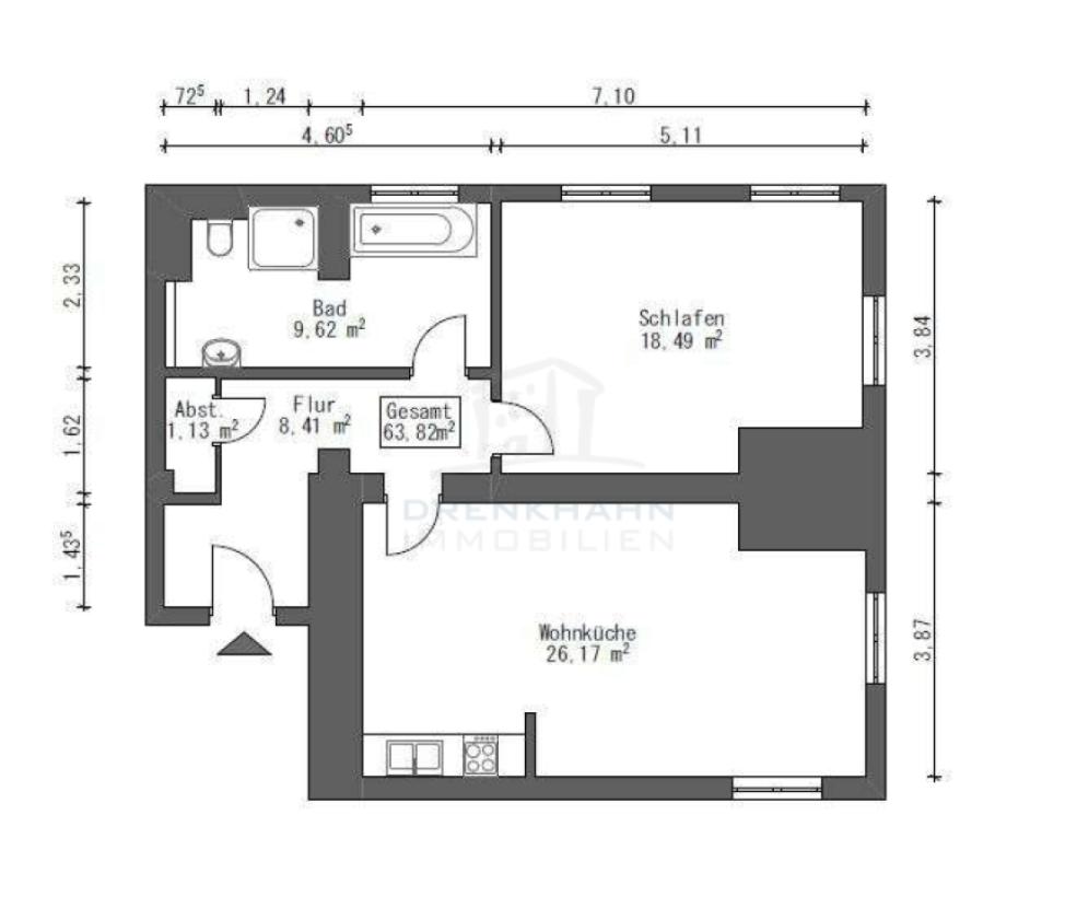 Grundriss WE10 Typ D