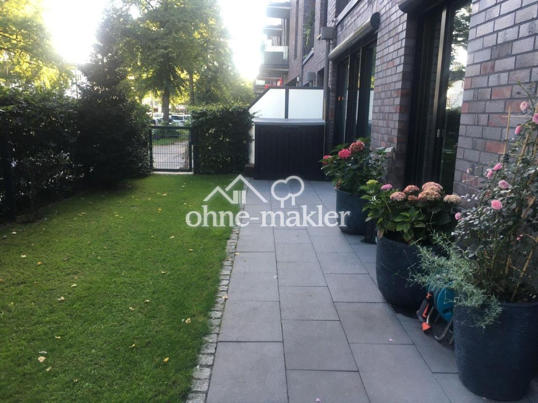 Garten mit eigenem Zugangstor