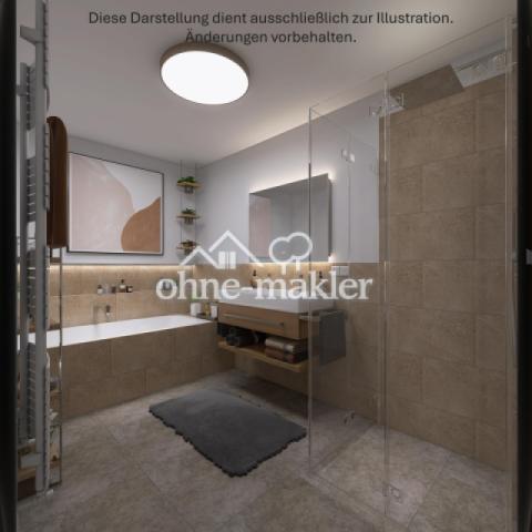 1. Bad mit Badewanne