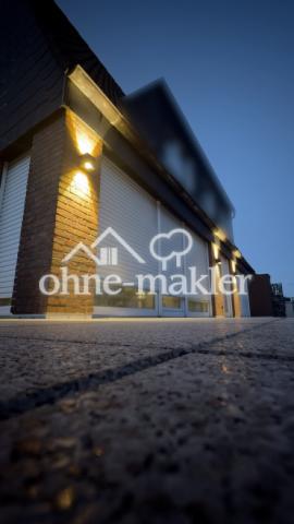 Fassade mit Beleuchtung Foto