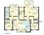 Grundriss 5 Zimmer Wohnung