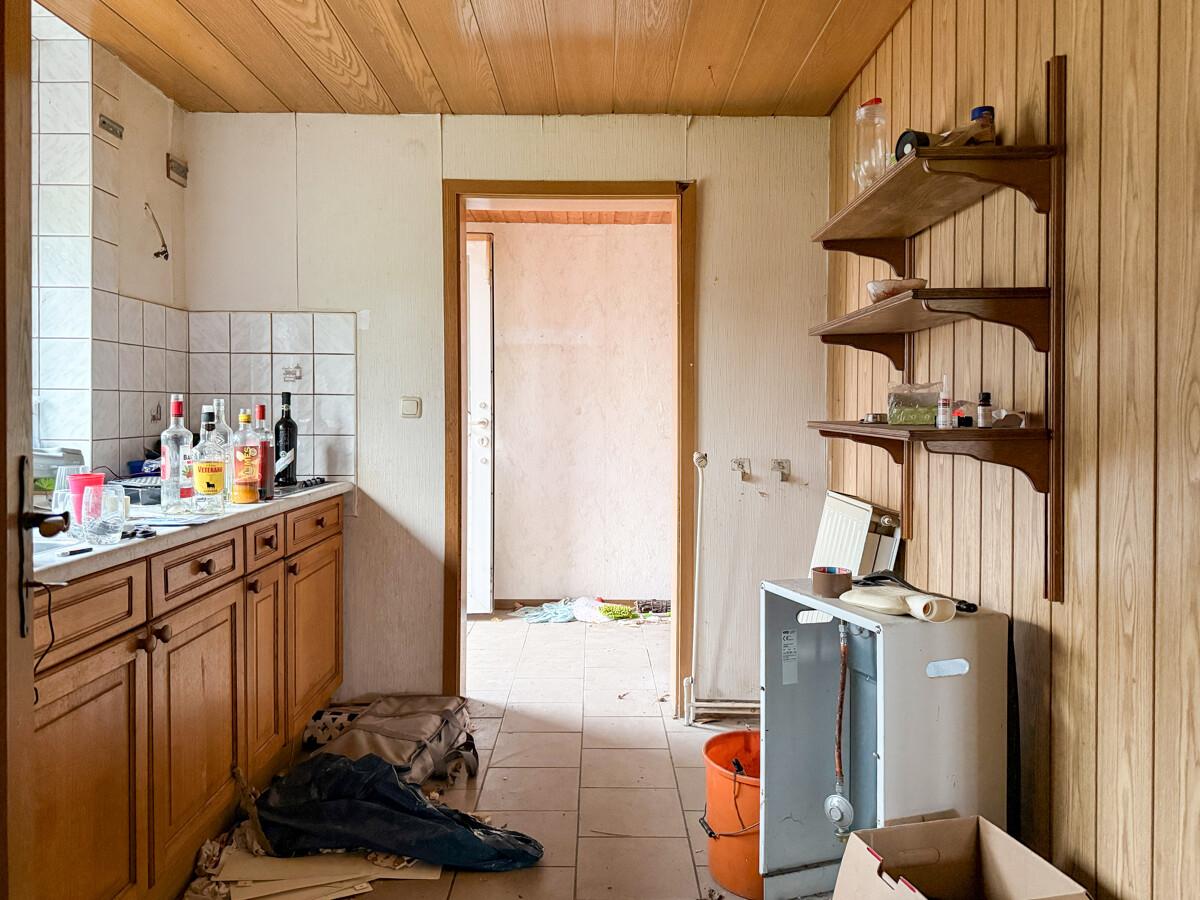 Küche - entkerntes Haus