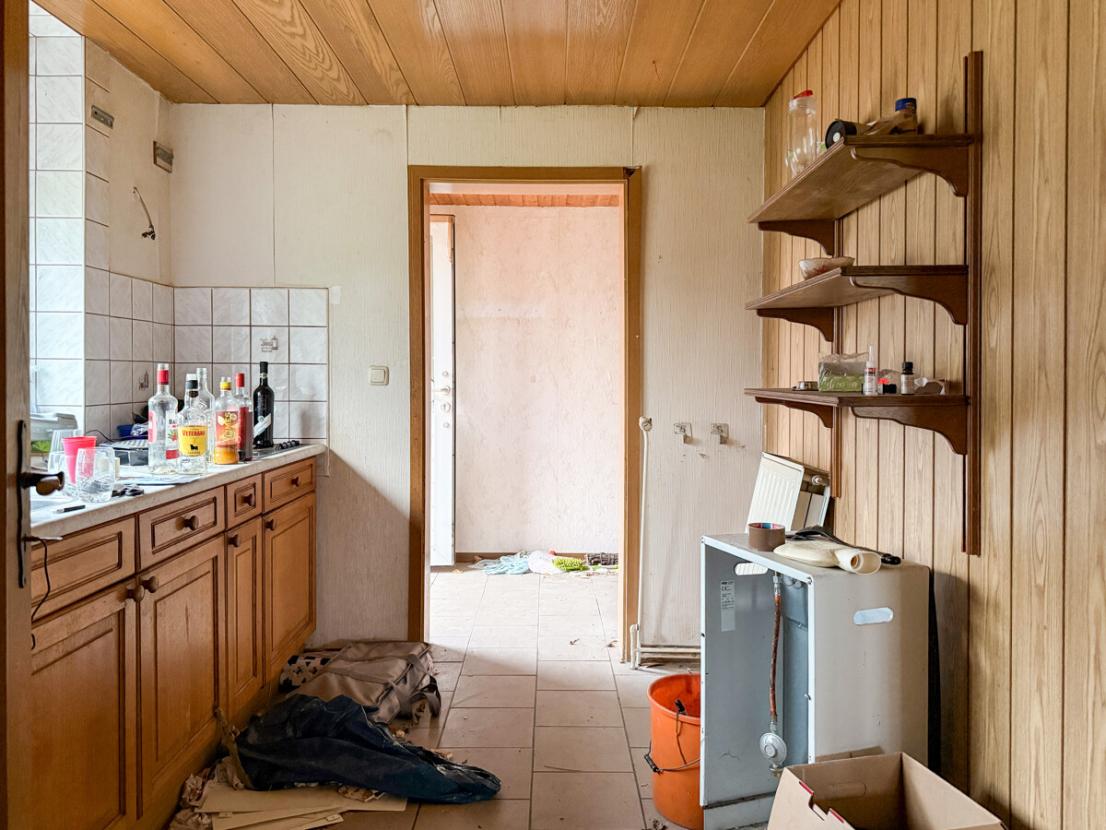 Küche - entkerntes Haus