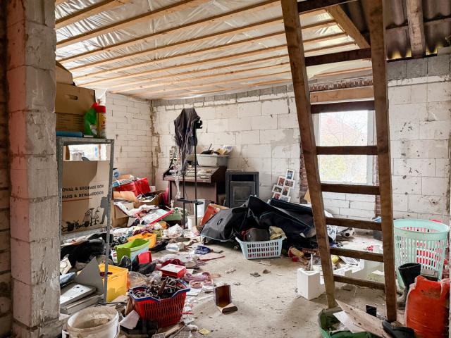 Weiteres Wohnzimmer entkernt