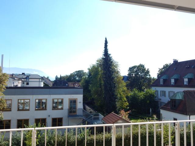 Blick vom Balkon