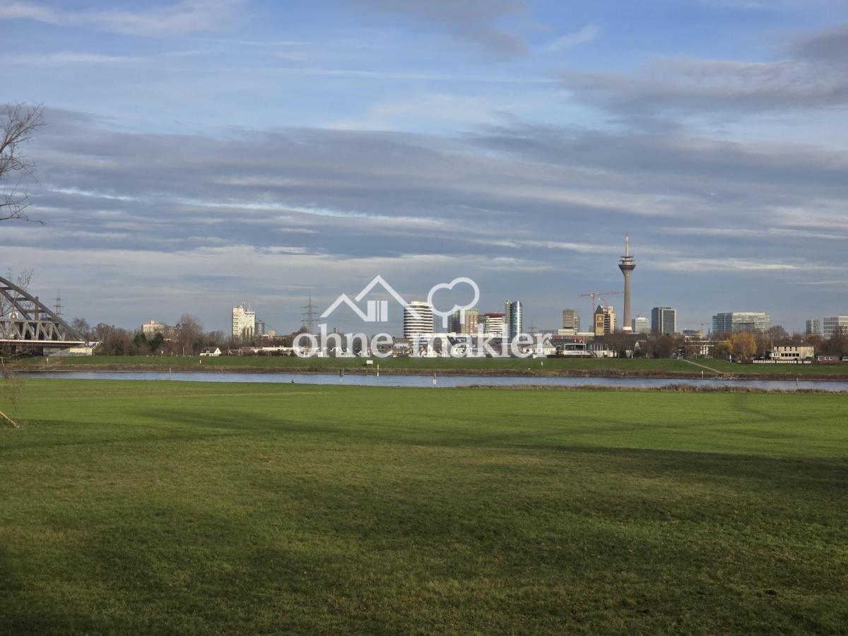 Blick auf Stadt Düsseldorf