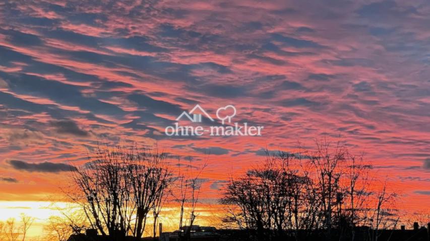 Sonnenuntergang vom Studio