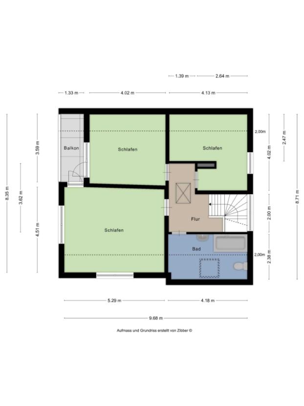 Grundriss Dachgeschoss