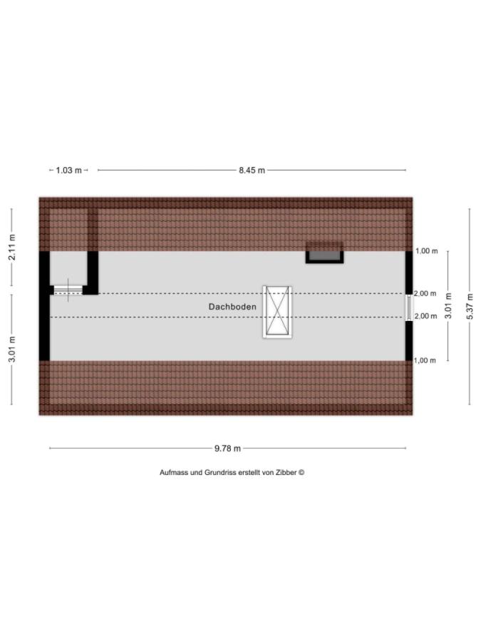 Grundriss Dachboden