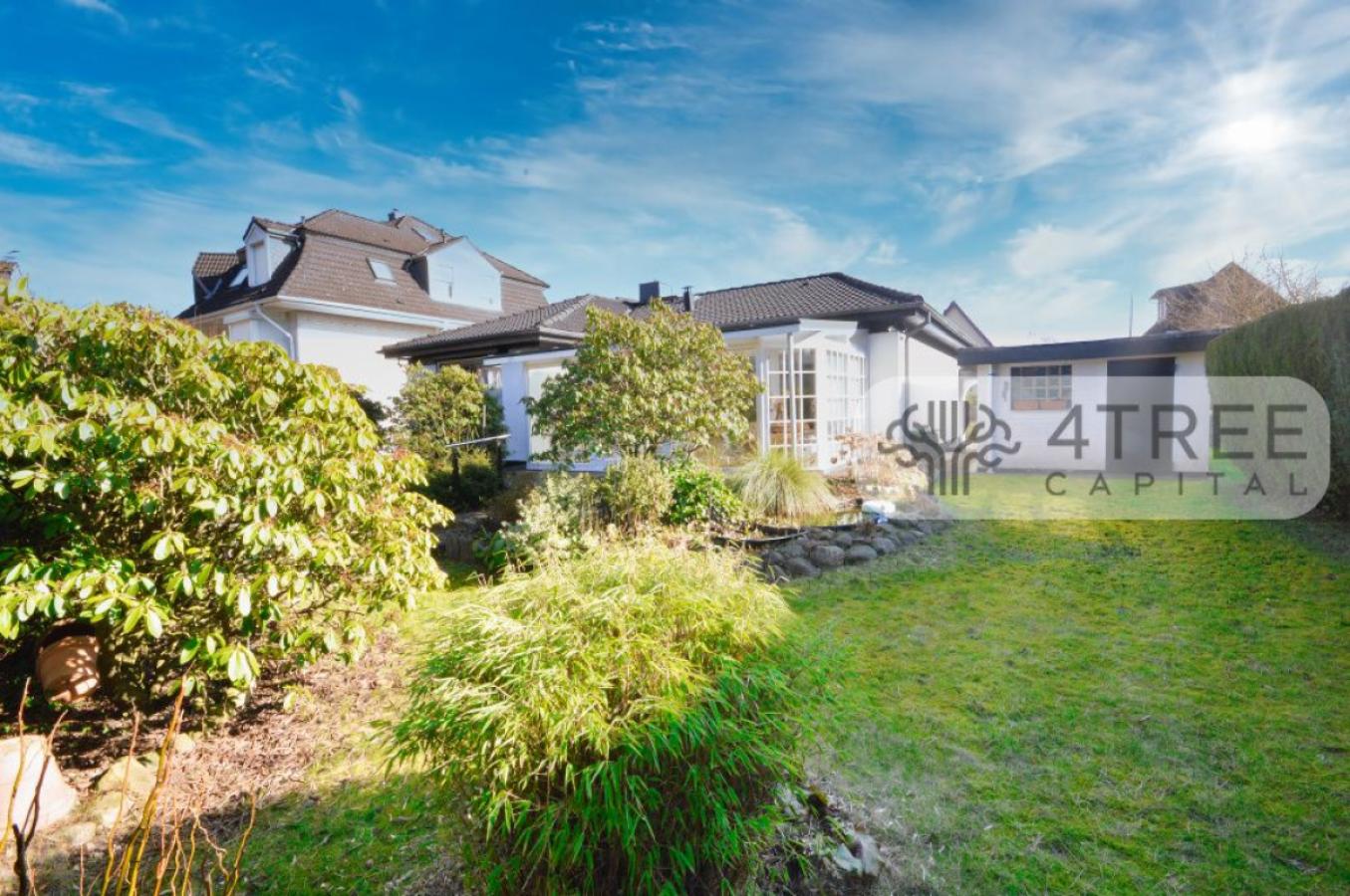 Gartenansicht des Hauses