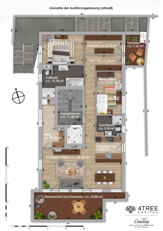 Grundriss Staffelgeschoss (aktuell)