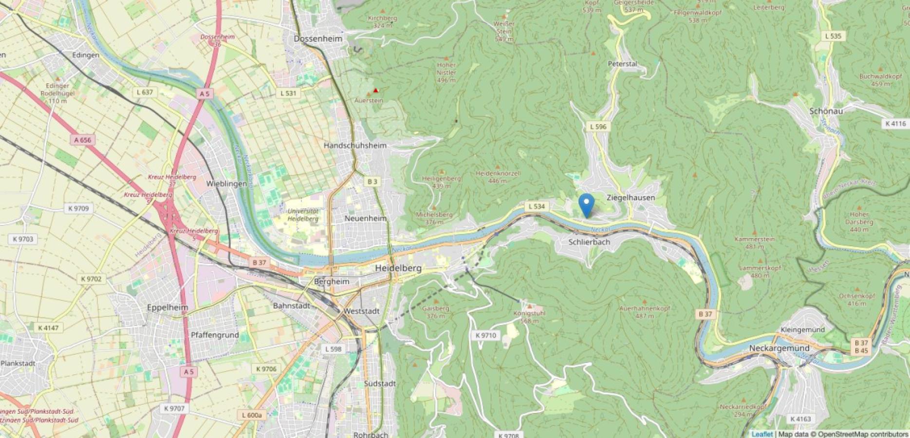 Umgebungskarte des Verkaufsobjektes