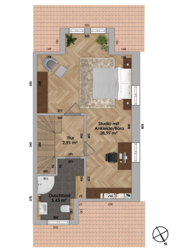 Grundriss Dachgeschoss