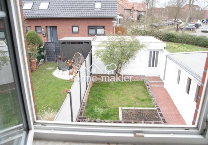 Blick auf Garten Obergeschoss