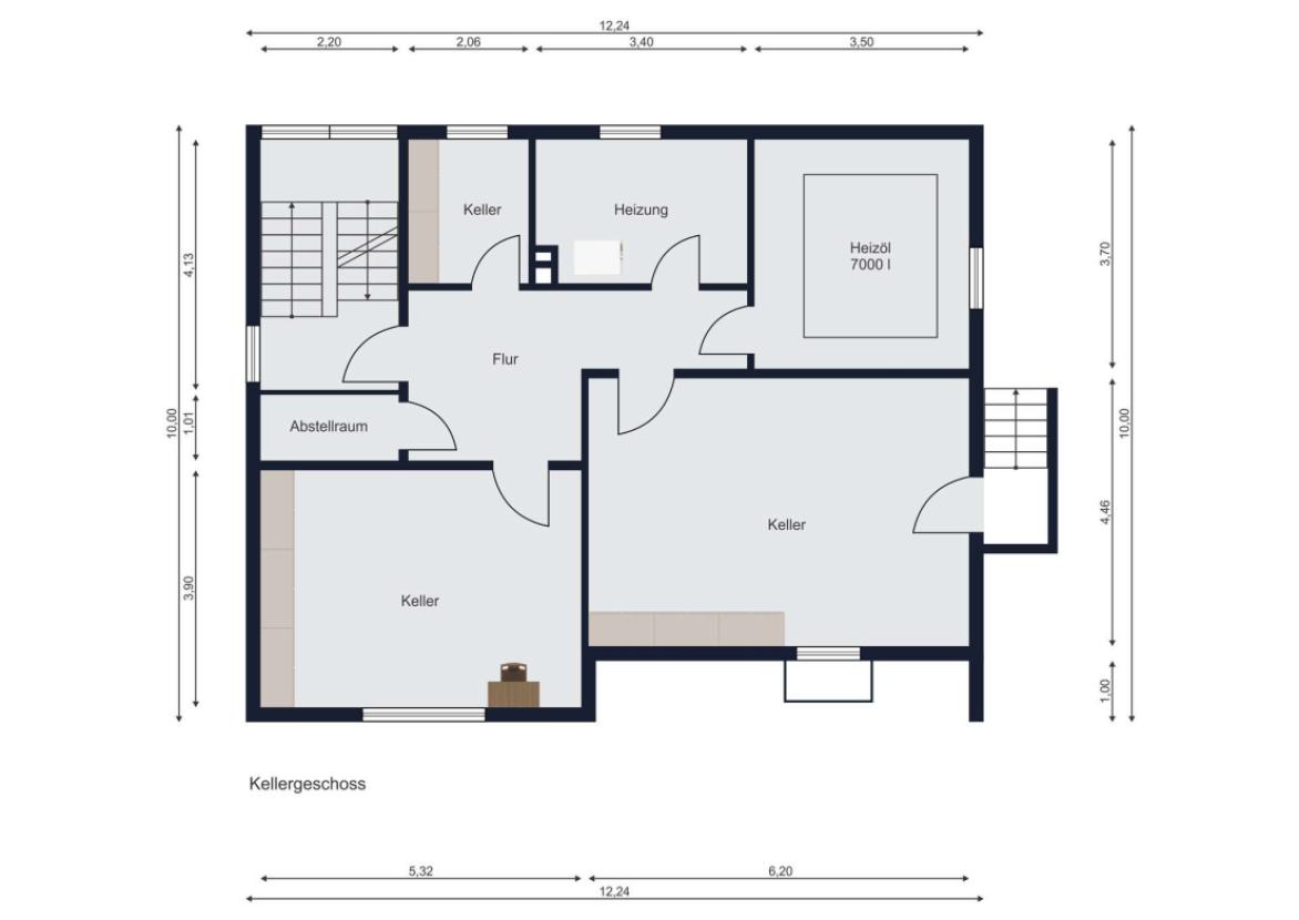 Grundriss Kellergeschoss