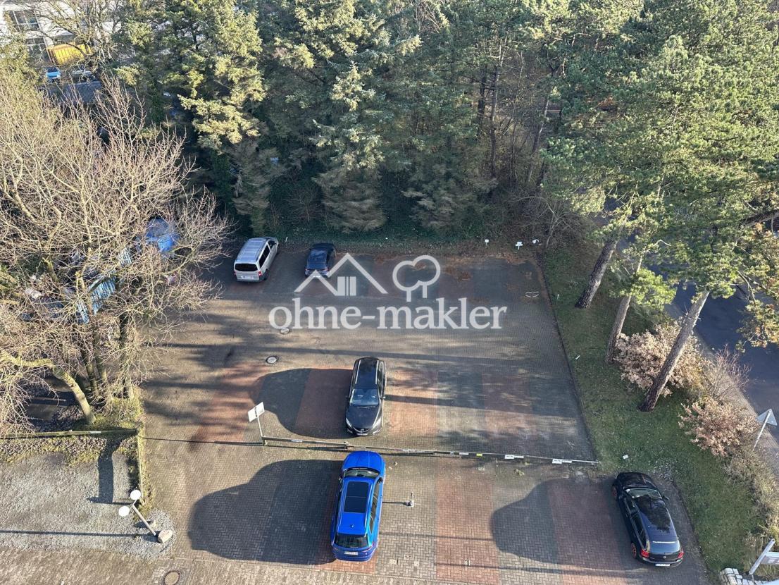 Parklatz direkt vor der Tür