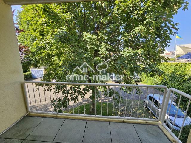 Balkon mit Blick ins Grüne