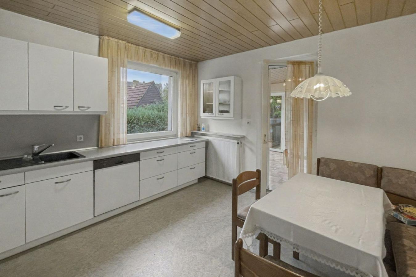 Küche mit Wintergarten