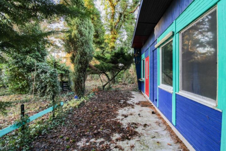 Terrasse beim Bungalow