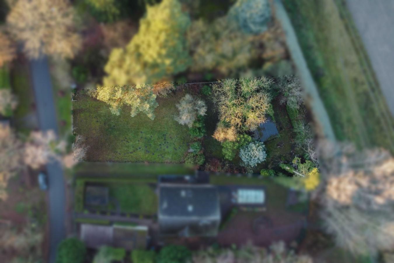 Luftbild Grundstück von oben