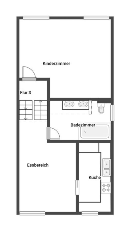 Grundriss Skizze 1.OG