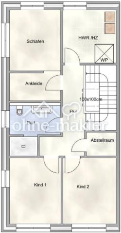 Grundriss Obergeschoss