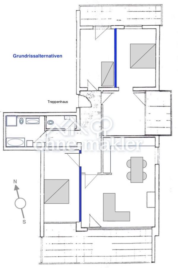 Grundrissalternativen